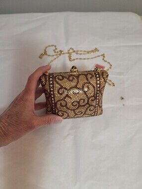 Kate Landry Rhinestone Evening Bag.